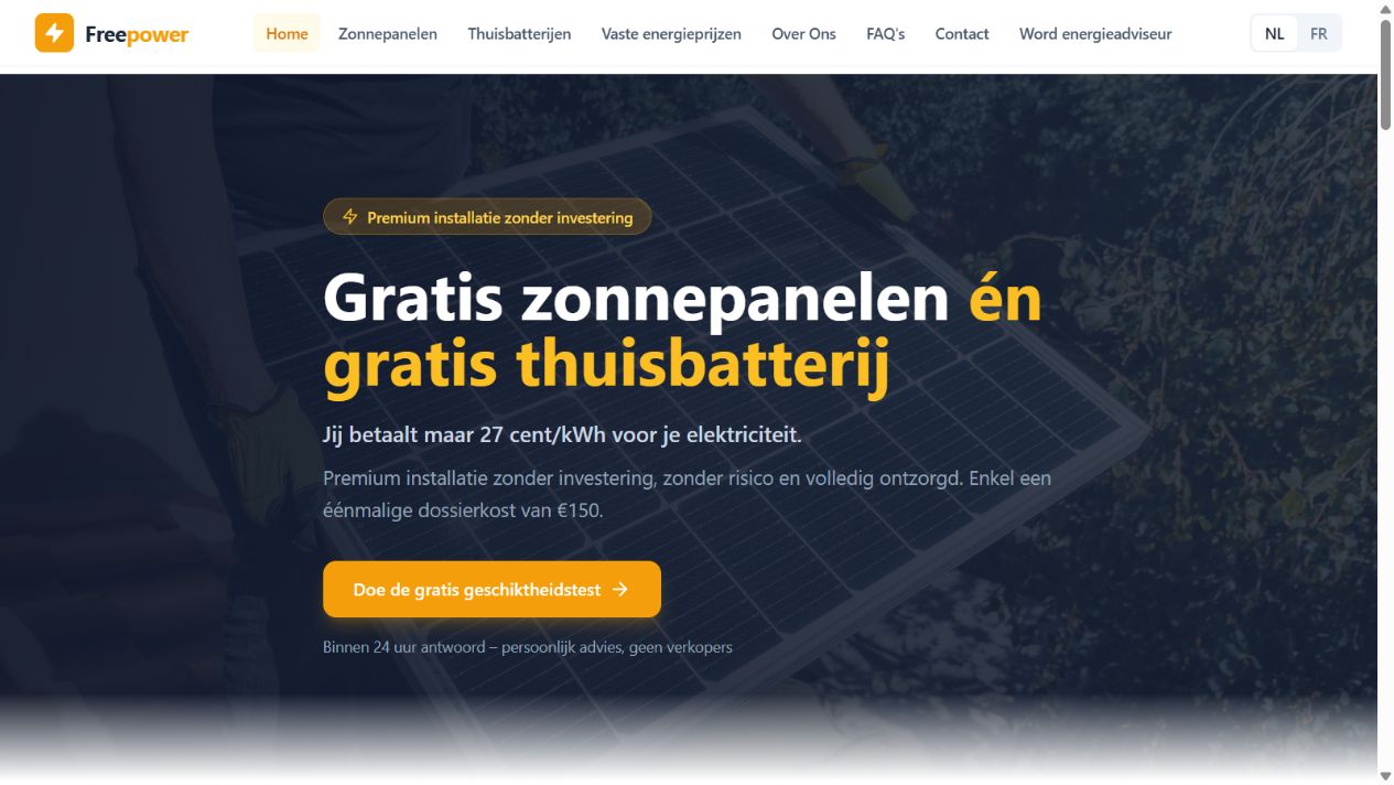 Website van Freepower